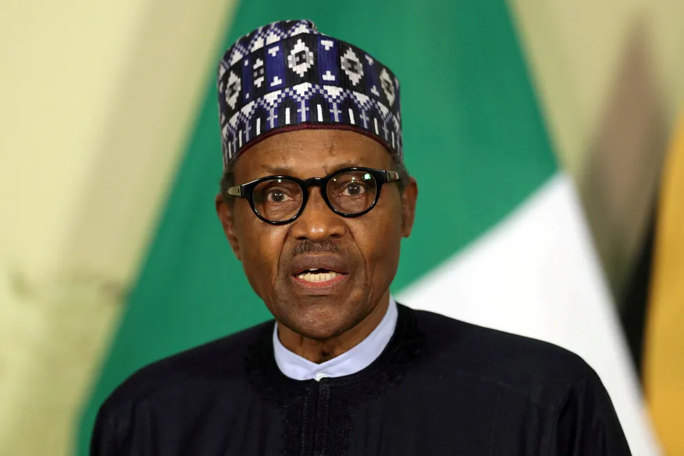 Decade of gas: Nigerian President Muhammadu Buhari.