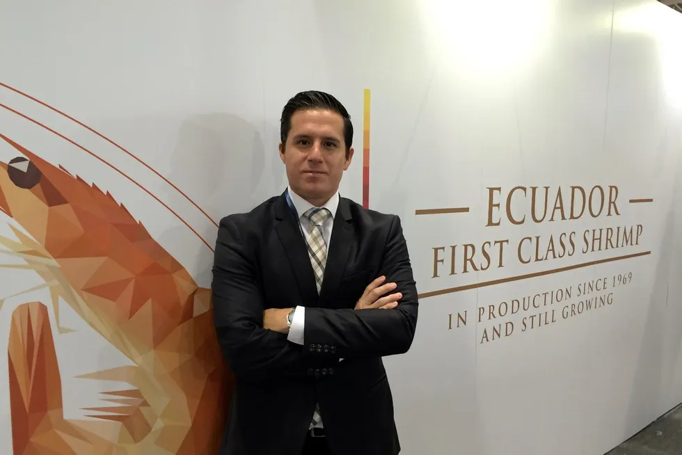 Jose Antonio Camposano, president of Ecuador's National Chamber of Aquaculture, is keen to pass on the wealth of experience in exports and international marketing to future shrimp industry leaders.