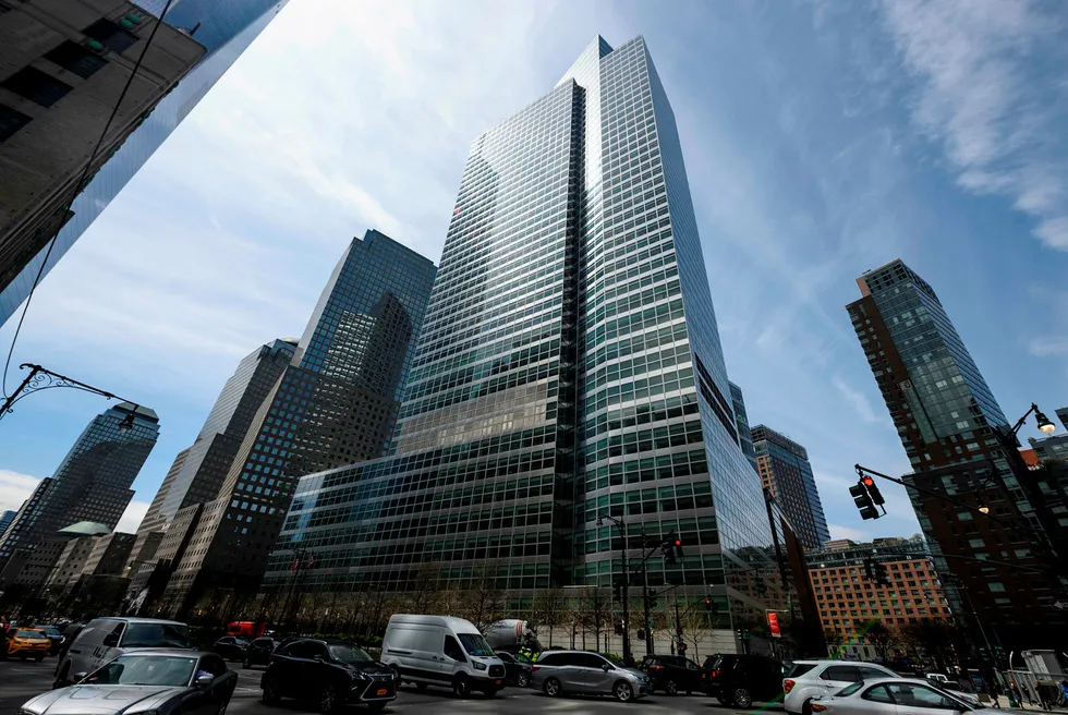 Goldman Sachs' hovedkvarter i New York.