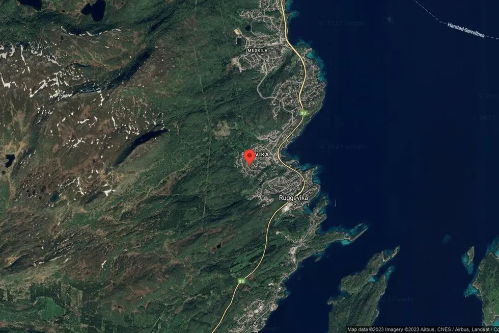 Området rundt Tuvslettveien 43, Harstad – Hárstták, Troms og Finnmark