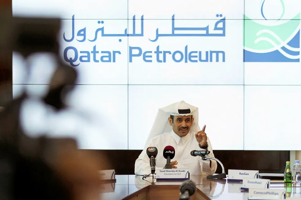 Qatar Gas: Saad Al Kaabi, chief executive of Qatar Petroleum.