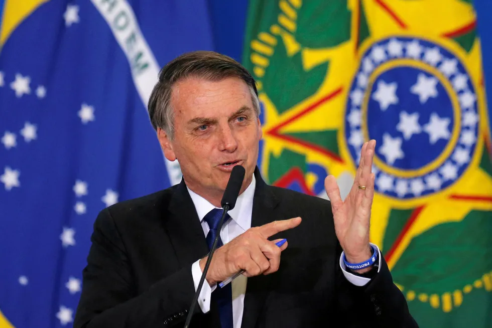 Populist moves: Brazilian President Jair Bolsonaro has his eye on a second term