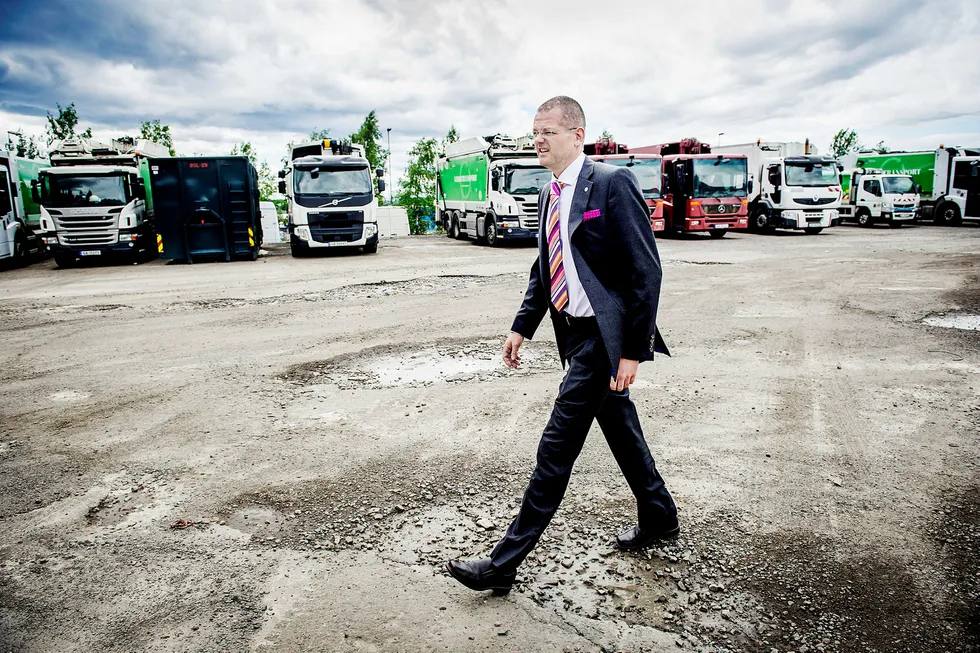 Daglig leder Fredrik Eldorhagen i Trilex Norge tror Bærum kommune på forhånd har utpekt vinner av en anbudsrunde. Foto: Gorm K. Gaare