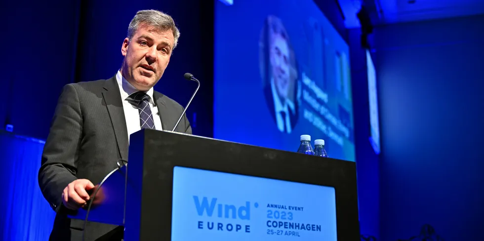Danish climate and energy minister Lars Aagaard.