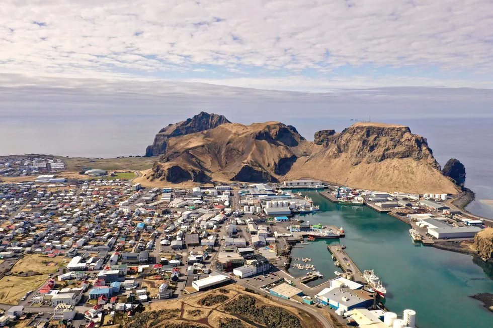 Icelandic land-based salmon farmer Laxey's hatchery in Vestmannaeyjar, Iceland. The growth of a land-based industry will be important in determining the investment case for a feed plant in the country.