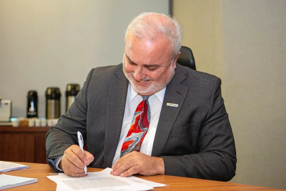 Ready to sign: Petrobras chief executive Jean Paul Prates