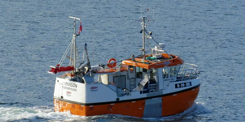 SISTE: «Bjørnson» fra Brønnøysund er Nordlands nyeste tilvekst til sjarkflåten. Ikke en nybegynnerbåt, men et eksempel på at sjarkflåten langs kysten allerede fornyes.Foto: Jon Eirik Olsen