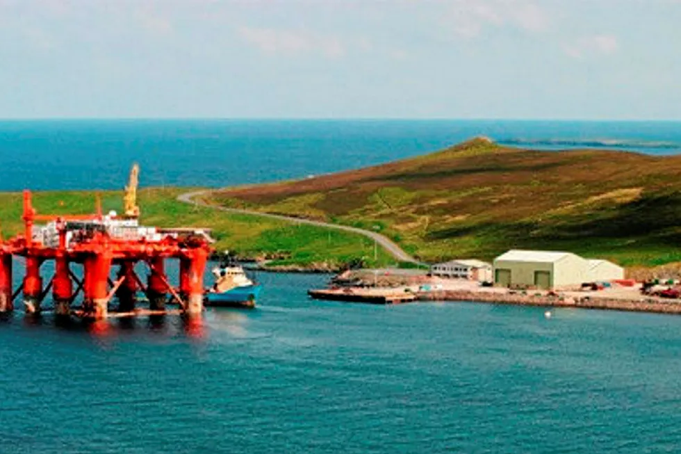 Dales Voe: preferred site for possible ultra-deepwater port in Shetland
