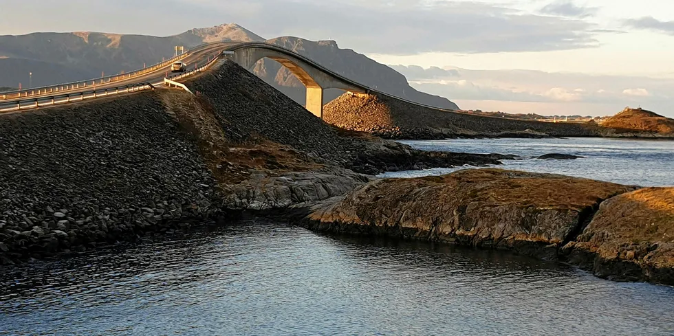 Atlanterhavsveien, her fotografert i november 2019