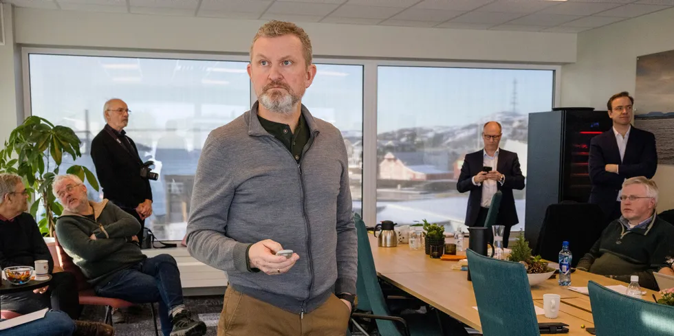 Roald Dolmen på NTS generalforsamling.