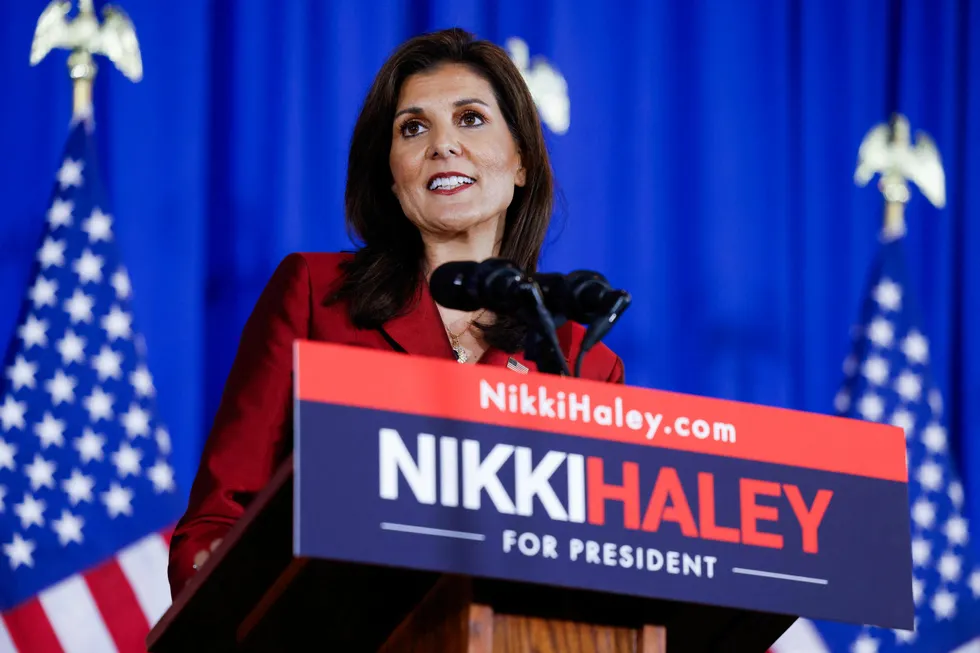 Mye tyder på at Nikki Haley tenker langsiktig, mot presidentvalget i 2028.