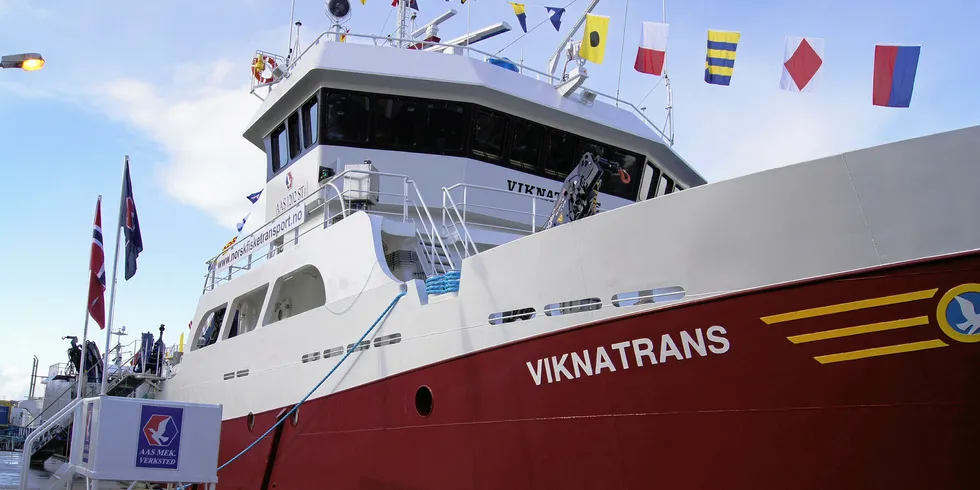 Viknatrans er en av brønnbåtene i NTS-konsernet. (Foto: Norsk Fisketransport)