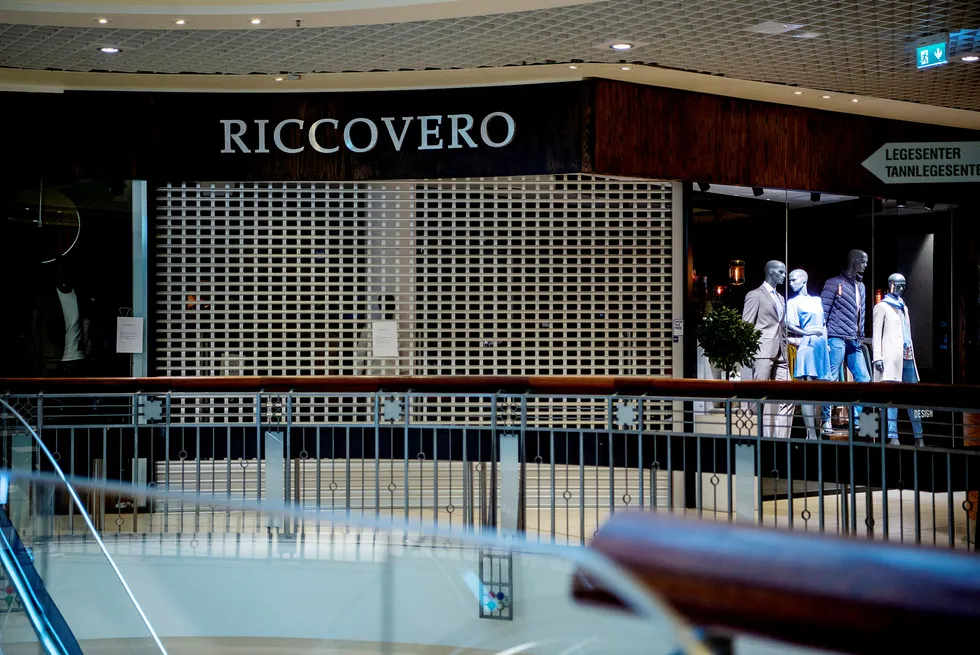 Ricco Vero er konkurs. butikk i Byporten.
