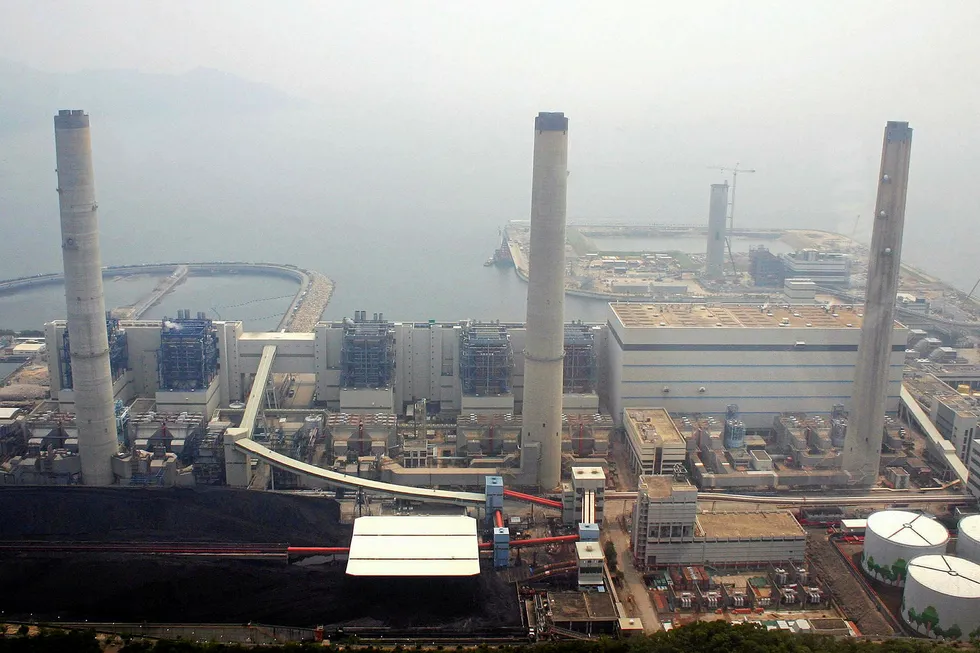 Distribution: the Lamma Island power station near Hong Kong