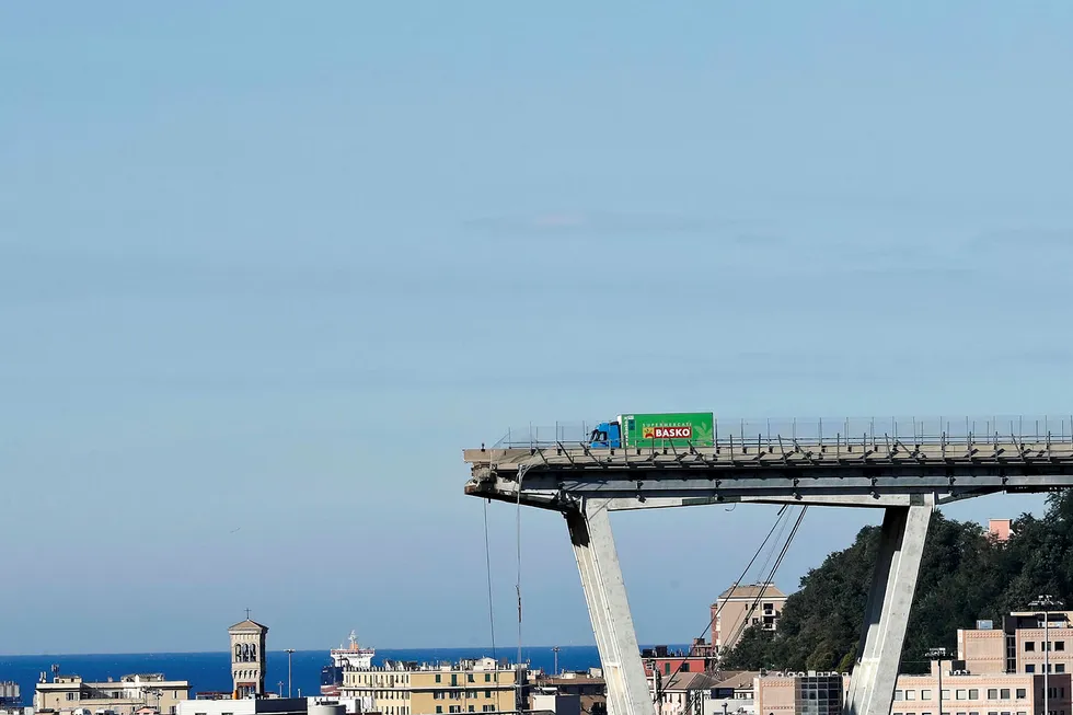 Statens eierandel i selskapet som står bak Genova-broen tilsvarer 2,3 milliarder kroner, opplyser Oljefondet nå.