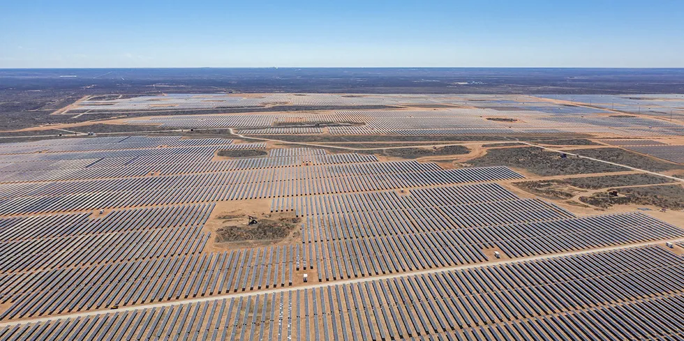 Flanagan's spell at Orsted saw construction of the giant Permian Energy Center solar and battery array in Texas.