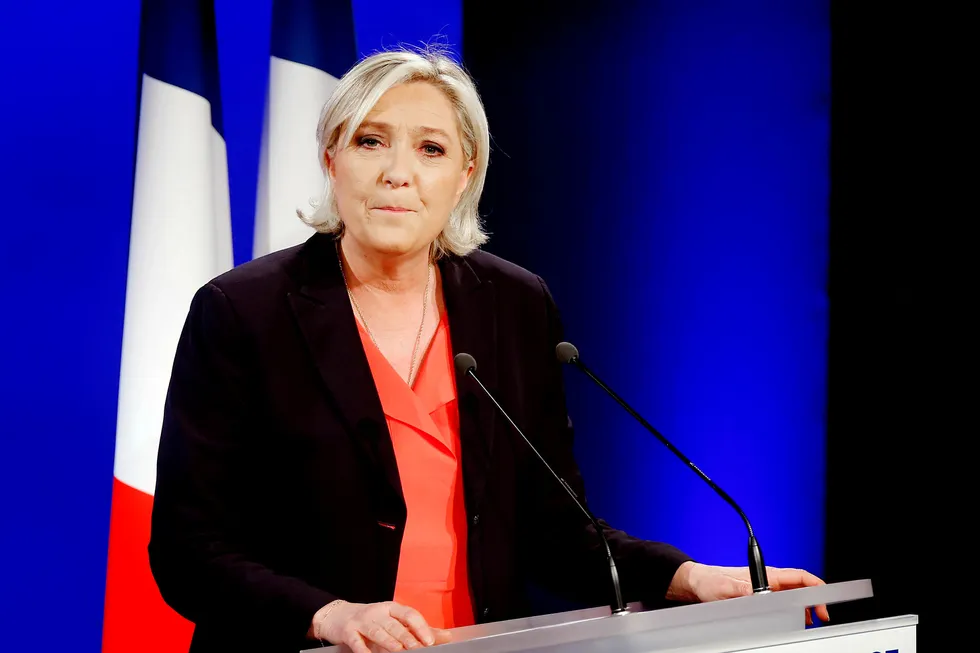 Marine Le Pen, leder av Nasjonal Front i Frankrike. Foto: Michel Euler/AP/NTB scanpix