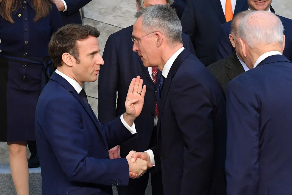 Frankrike og president Emmanuel Macron tapte maktkampen med generalsekretær Jens Stoltenberg.
