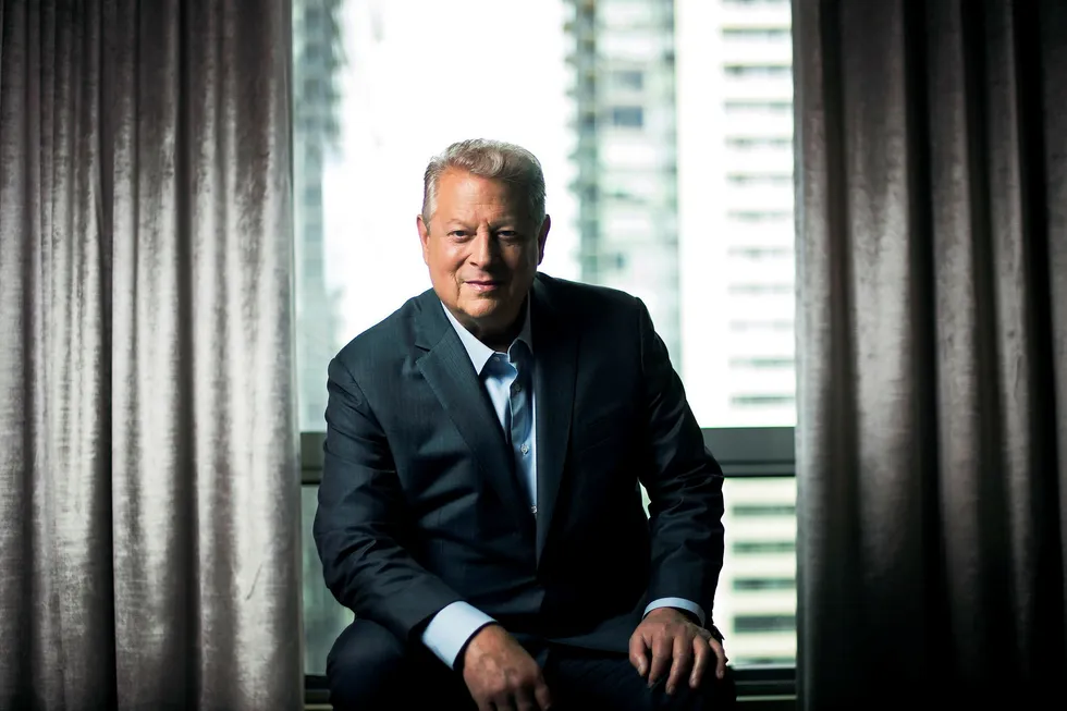 Tidligere visepresident i USA Al Gore grunnla investeringsfondet Generation sammen med David Blood. Ifølge innleggsforfatteren ser Generation etter selskaper som bidrar til et bedre klima, rettferdig fordeling, sunnhet og trygghet for mennesker. Foto: Nathan Denette/AP/NTB Scanpix