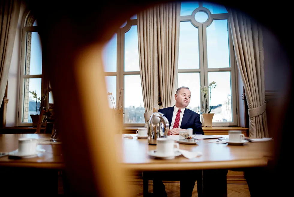 Stortingspresident Olemic Thommessen avviser at presidentskapet har prøvd å skjule noe. Foto: Skjalg Bøhmer Vold