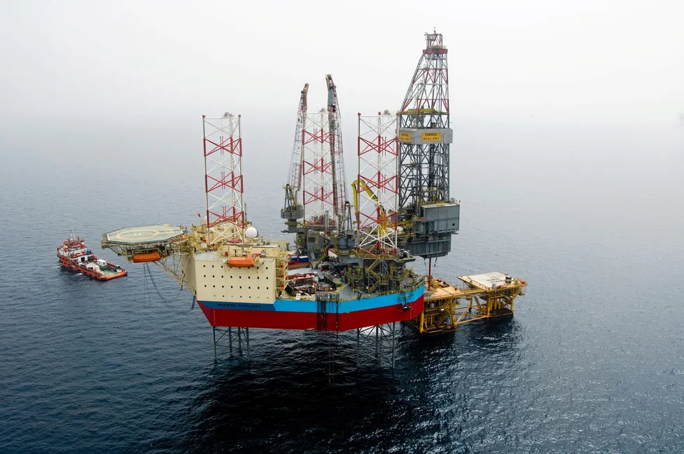 On call: the jack-up Maersk Resilient will drill the Pensacola gas prospect in the UK southern North Sea