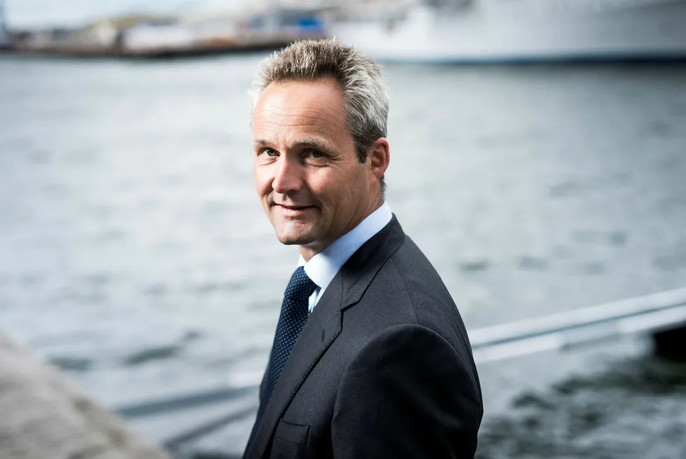 Erling Astrup er vinbonde og tidligere toppsjef i Danske Bank. Foto: Skjalg Bøhmer Vold