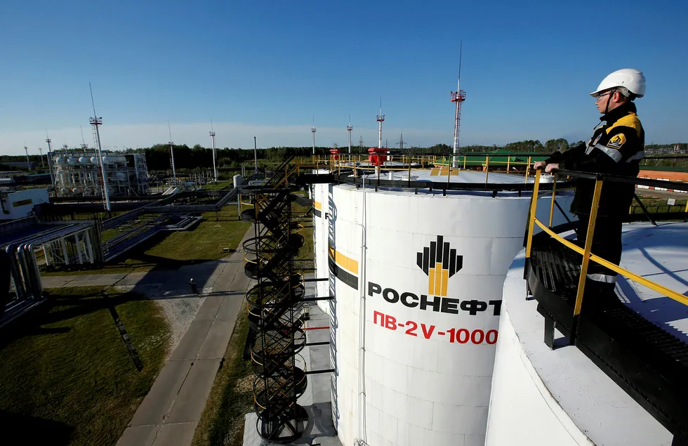 Tax break: an oil processing facility of the Priobskoye oilfield in West Siberia, Russia
