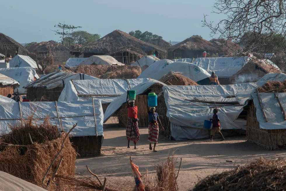 Displaced: more than 560,000 have fled the Islamist insurgency in Cabo Delgado, with about 16,000 people so far finding refuge at a makeshift camp in Metuge, close to Pemba