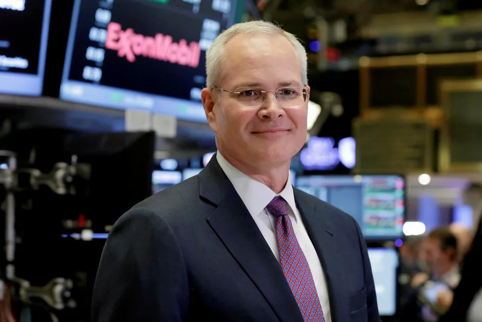 Looking ahead: ExxonMobil chief executive Darren