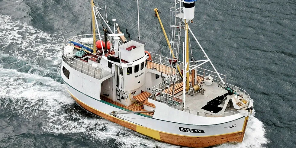 TILBAKE: Hvalbåten «Åse Karin» er tilbake i hvalfangst på Vestfjorden, nå under navnet «Senjagull» i fartøyregisteret, om enn foreløpig ikke på marinetraffic.com.