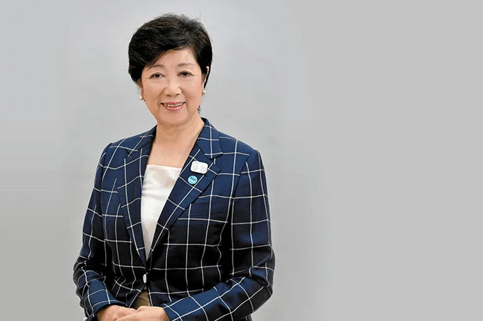 Yuriko Koike, governor of Tokyo.