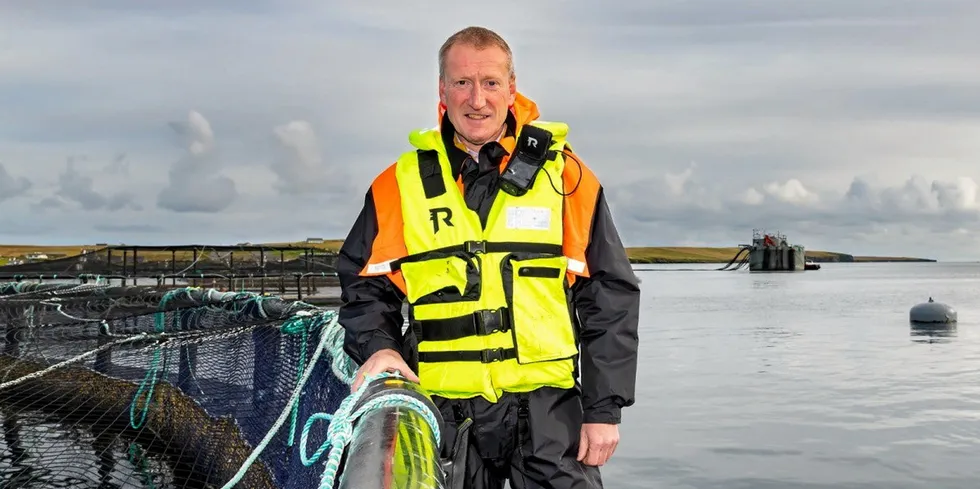 Administrerende direktør Tavish Scott i bransjeorganisasjonen Salmon Scotland.