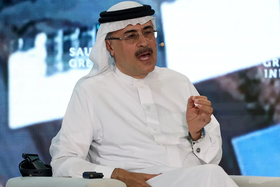 Quarterly results: Saudi Aramco chief executive Amin Nasser.