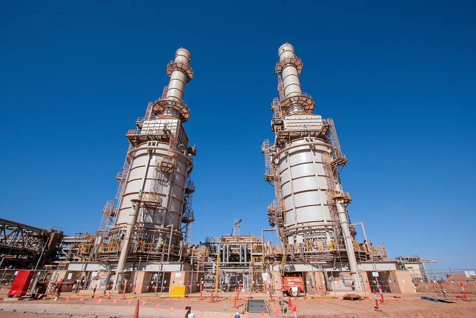 Safety incident: an Acid Gas Removal Unit at the Gorgon LNG project in Western Australia