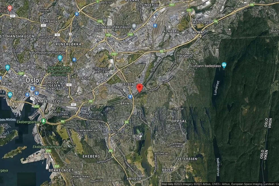 Området rundt Fyrstikkbakken 14B, Oslo kommune, Oslo