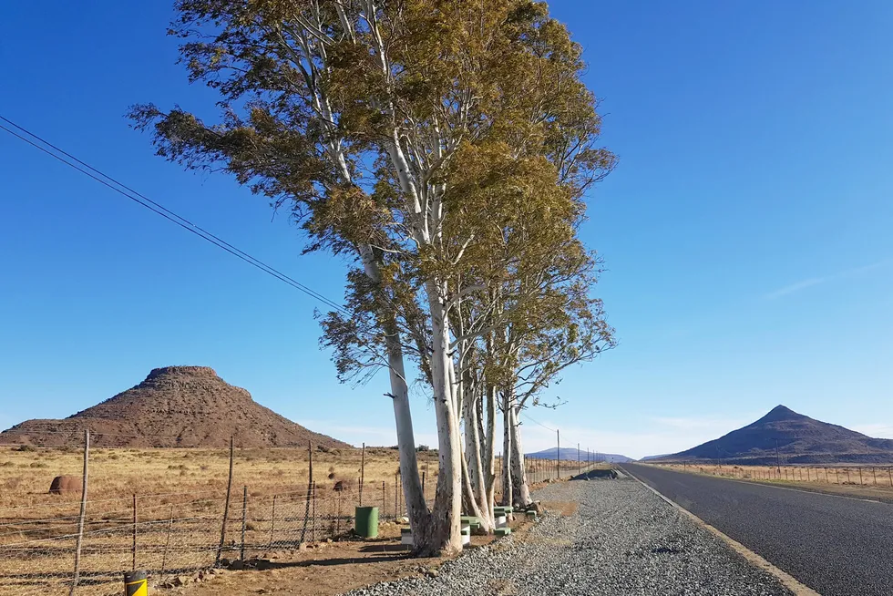 Water scarcity: The Karoo in South Africa is a semi-arid desert.