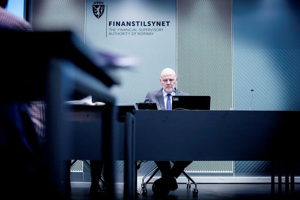 Ikke mange børsnoterte selskaper unnlater å betale bøter fra Finanstilsynet under ledelse av direktør Morten Baltzersen. Foto: Gunnar Blöndal