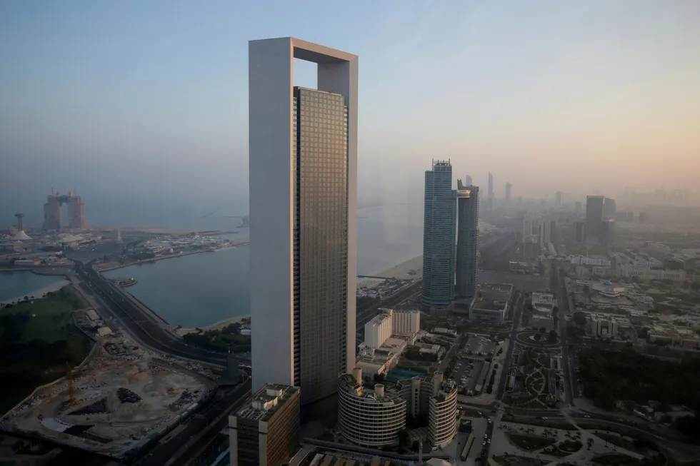 Abu Dhabi, hovedstaden i De forente arabiske emirater.