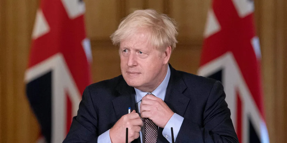 UK Prime Minister Boris Johnson will have to decide whether to accept and enact the Climate Change Committee's recommendations.