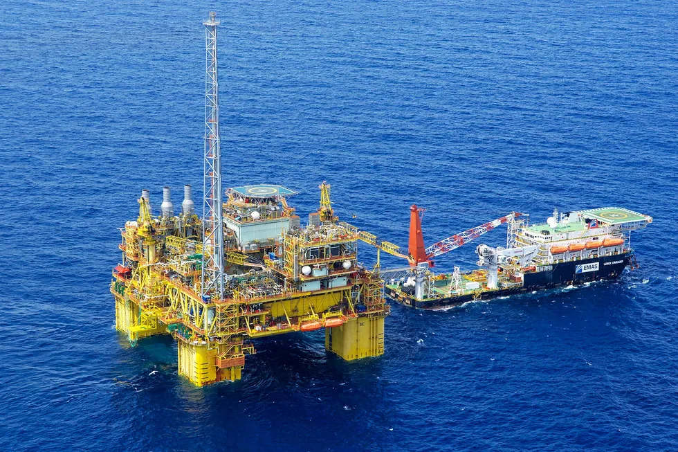 Large asset: the Gumusut-Kakap platform operating for Shell offshore Malaysia