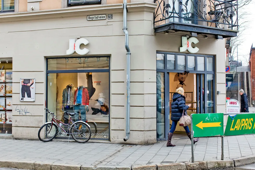 For over ti år siden var den svenske kleskjeden JC stor innen jeans-salg Norge. Her fra en butikk i Bogstadveien i Oslo i 2008.