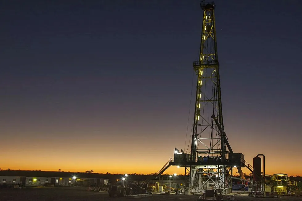 Earlier drill: Santos' McArthur basin shale probe