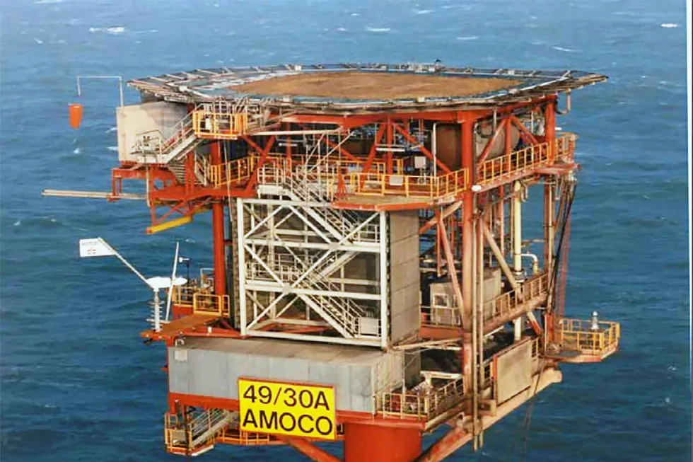 Production: the Davy platform is one of Perenco's assets in the southern North Sea