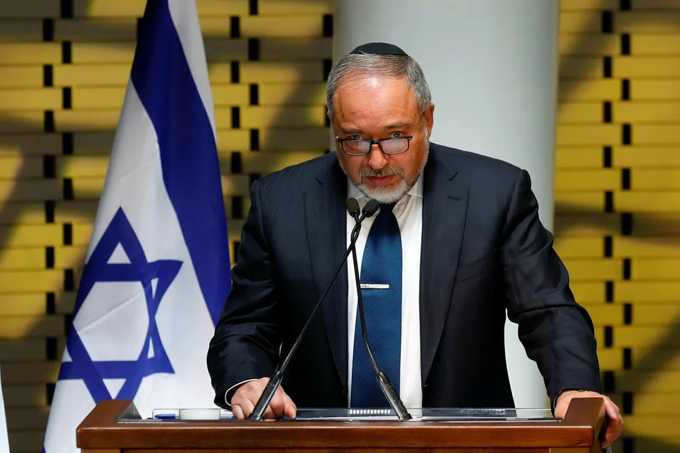 Israels forsvarsminister Avigdor Lieberman mener Qatar-splittelsen åpner for samarbeid. Foto: GALI TIBBON
