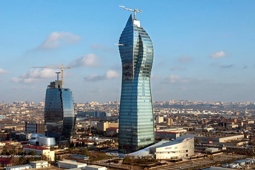 Socar Tower in Baku, Azerbaijan