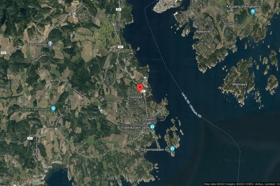 Området rundt Skaufaret 12E, Larvik, Telemark og Vestfold