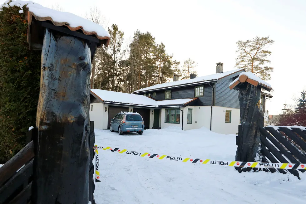 Politiet har etter offentliggjøringen onsdag gjennomført søk og etterforskning i og utenfor familien Hagens bolig på Lørenskog.