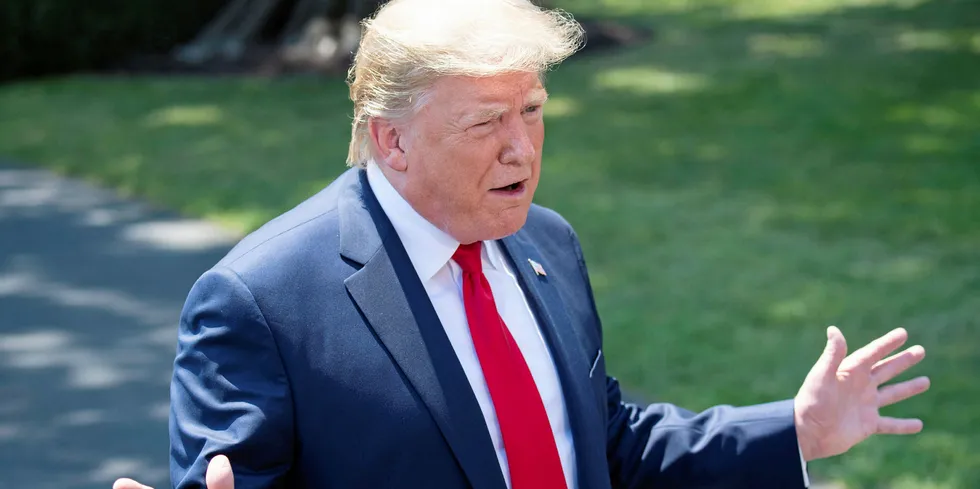US President Donald Trumphas been out on the stump in the final days of campaiging, vigorously pushing for a second term mandate, although he walked out on a 60 Minutes interview unhappy with the tough line of questioning. (Photo by SAUL LOEB / AFP)