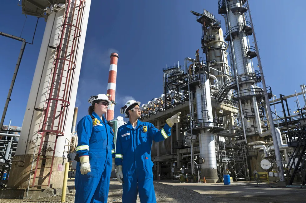 Imperial Oil's Strathcona refinery in Edmonton, Canada, where the renewable diesel plant will be built.