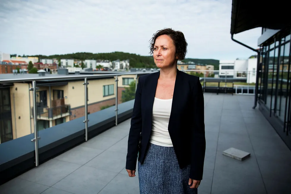 Heidi Wolden meldte i fjor overgang fra Statoil til konsernsjefjobben for det familieeide entreprenørkonsernet Kruse Smith. Det har vært en bratt start med rekordunderskudd i 2017. Foto: Sondre Transeth